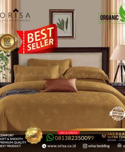sprei terbaik orisa bahan sutra organik halus lembut