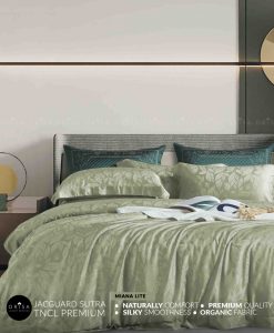 sprei-bedcover-orisa-bahan-jacguard-sutra-tencel-mewah-warna-hijau-muda