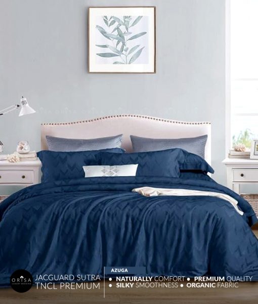 sprei-biru-bedcover-orisa-bahan-jacguard-sutra-tencel-mewah sprei-biru-bedcover-orisa-bahan-jacguard-sutra-tencel-mewah