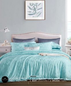 sprei-biru-muda-bedcover-orisa-bahan-jacguard-sutra-tencel-mewah