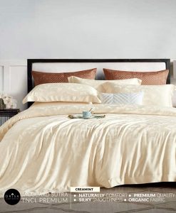 sprei-cream-bedcover-orisa-bahan-jacguard-sutra-tencel-mewah